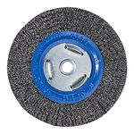 Mercer Industries 183010-6" x 3/4" x 2", 1/2", 5/8" Crimped Wire Wheel, .014 Carbon Steel Wire