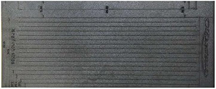 Martelli - 1/2 inch Strip Ruler (10x24) - Plastic Slotted Quilt Ruler for Quilters and Precision Fabric Cutting - Sewing and Quilting Essentials