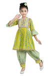 Arshia Fashions Girls Ethnic Wear Salwar Suit Set | Girls Kurti and Dhoti Pant Set