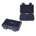 Lykus HC-1710 Mini Hard Case Dry Box with Foam Insert, Interior Size 16.5x10x3.8 cm, IP66 Splash-Proof