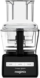 Magimix 3200XL Food Processor | 2.6L BPA-Free Bowl | Quiet & Powerful Motor| Multifunctional 6 in 1 Solution | Black | 18373