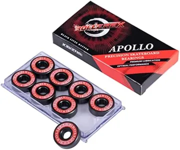 8-Pack Rollerex Apollo 608-2RS Skate Bearings