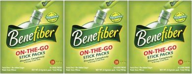 Benefiber Natural Fibre Supplement On-the-Go Stick 28 Sticks x 3 Pack