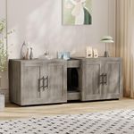 GAOMON Litter Box Enclosure with Do
