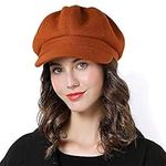 Sumolux Women Beret Newsboy Hat Fre