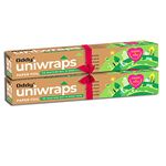 Oddy Uniwraps Food Wrapping Paper Foil 278MM x 20M, Combo Pack, Set of 2 Rolls complementrygift-4pcs scrub pad(3"X4")