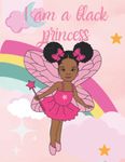 I Am A Black Princess: A Positive Affirmations Coloring Book for Black Girls | African American Children coloring Books for girls | Empowering ... Black and Brown Girls with Natural Curly Hair