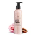 Botanic Hearth British Rose & Almond Body Wash with Shea Butter | Moisturizing Body Wash Shower Gel for Softer, Smoother Skin | Sulfate & Paraben Free | for Women & Men | 245ml