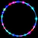 24in LED Light-Up Dance Hoop for Ki