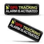 Biomar Labs 2 x 3D Gel Silicone GPS Tracking Alarm Stickers Car Motorcycle Bike Bicycle Window Phone Laptop PC Tablet Door KS 28