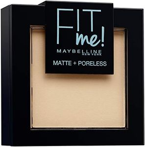 Maybelline New-York - Poudre Compacte Fit Me Matte & Poreless - Peaux normales à grasses - 120 Beige Rosé - 9 g