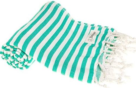 Bersuse 100% Cotton Malibu Turkish Towel, 37X70 Inches, Mint Green