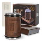 OKNIV Rolling Knife Sharpener UK – Durable Knife Sharpening System – for All Blade Types – Diamond & Ceramic Honing Discs – Easy to Use at Home or Professionally