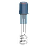 Havells HP15 Auto 1500 Watt Immersion Heater | ISI Mark Heavy Duty 3 Pin Moulded Plug, Touch Protection Cover | Waterproof, Heating Indicator, Nickel Plating, Warranty: 2 Year comprehensive | (Blue)