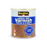 Rustins Quick Dry Varnish Clear Satin 500ml