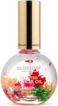 Blossom Scented Cuticle Oil, Infused with Real Flowers, Hydrating, Moisturizing, Strengthening, Made in USA, 0.92 fl. oz, Hibiscus