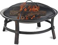 Endless Summer Brushed Copper Wood Burning Outdoor Firebowl
