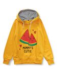 T2F Unisex-Child Cotton Hooded Neck,Crew Neck Sweatshirt (Bys-Ss-06_Multicolor_9-10 Years_Yellow_9 Years-10 Years)