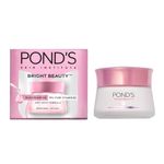 POND'S Bright Beauty Day Cream 35 g, Non-Oily, Mattifying Daily Face Moisturizer, SPF 15 - With Niacinamide to Lighten Dark Spots for Glowing Skin