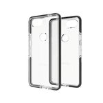 Gear 4 Piccadilly Clear Case with Advanced Impact Protection by D3O Compatible with Google Pixel 2 – Black