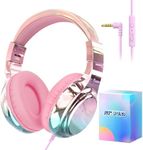 JYPS Kids Headphones, Metallic Look