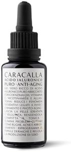 Caracalla Siero viso con acido ialuronico puro anti aging, siero alla vitamina E ideale per una pelle tonica, elastica e idratata. Made in Italy, 30 ml.