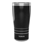 Tervis Carbon Fiber Pattern Triple Walled Insulated Tumbler, 20oz, Stainless Steel