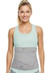 Abdominal Binder Post Surgery Tummy Tuck - Postpartum Belly Band Wrap | Post C Section Belly Binder Recovery | Stomach Compression Hernia Belt For Men or Women After Pregnancy (Small/Med)