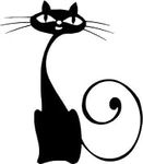 Cute Cat,Kitten Vinyl Sticker Decal Car Van Window #4