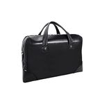 McKlein 18565 USA Harpswell 17" Nylon Dual Compartment Laptop Briefcase Black