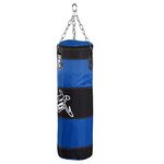 Kids Punching Bag,Child Heavy Duty Standing Boxing Bag,Young Stress Punching Training Bag Toy with Expansion Hook,Iron Chain,for Girls/Boys,Outdoor/Indoor (80cm)