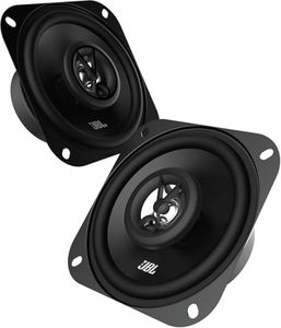 JBL Harman Kardon Stage1 41F 2-Way Car Speaker Set - 125 Watt Car Boxes 25 Watt RMS - 2 Pieces Car HiFi JBL Box Large 10 cm 100 mm 4 Inches, Black