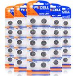 100-Count LR44 Batteries,PKCELL AG13 L1154f 357 1.5V Alkaline Button Cell Battery Compatible with Hexbug Lasers Pointer Light LED Candles
