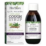 Herbion Naturals Ivy Leaf Cough Syrup, Sugar-Free with Stevia - Soothes Throat, for Adults, Kids 13 Months and Above, 5 FL Oz