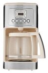 Cuisinart DCC-3200 14-Cup Glass Carafe with Stainless Steel Handle Programmable Coffeemaker, Cream