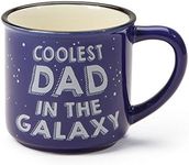 Our Name is Mud “Coolest Dad” Space Stoneware Camping Coffee Mug, 16 oz.