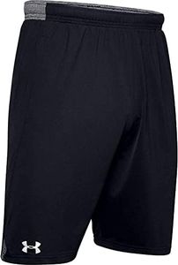Under Armour Men's UA Locker 9" Pocketed Short (Medium, Black-White)