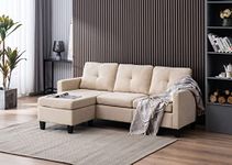 Devion Furniture EZO Sofas, Beige