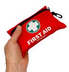 it's Smart Premium First Aid Kit 110 Pieces - for Travel Essentials, Hiking, Home, Camping and Car - Includes Emergency Blanket, Plasters, Bandages, Eyewash and Other First Aid Essentials - Red