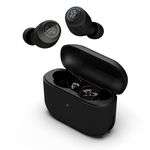 JLab Go Air Pop True Wireless Bluetooth Earbuds & Charging Case - Black, Dual Connect, IPX4 Sweat Resistance, Bluetooth 5 Connection, 3 EQ Sound Settings Signature, Balanced, Bass Boost