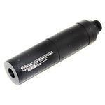 Airsoft Spare Parts APS Silencer with Adapter -14mm -12mm CCW for ACP601 606 Black Hornet Tokyo Marui G17 Pistol