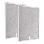 S99010430-002 Range Hood Filter,for Kenmore Broan Range Hood Filters,(15.75"L x 13.88"W x 0.39"Th) - 2 pack