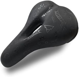 HUGEOAKS Bike Seats for Men and Women, Comfortable Bicycle Seat with Shock-Absorbing Ball, Bike Saddle, Bike Seats for Mountain Bike, Road Bike, Exercise Bike, DH, BMX (Touring)