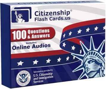US Citizenship Civics Flashcards 2018 - Includes Online Audios for Naturalization Test. Learn all 100 Official USCIS Civics Questions and Answers in only 20 days. USCIS Civics Flash Cards.