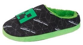 Minecraft Boys Slippers Black 6 UK