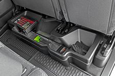 Rough Country Under Seat Storage for Ram 1500 Crew-Cab (2019-2024) - Custom-Fit Ram Under Seat Truck Storage, Ram Underseat Storage - Durable, Anti-Skid Thermoplastic Ram Under Seat Storage