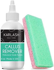 Professional Best Callus Remover Gel for Feet and Foot Pumice Stone Scrubber Kit Remove Hard Skins Heels and Tough Callouses from feet Quickly and Effortless 4 oz (1 Bottle)