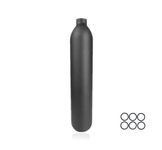 Benlynnx 4500psi Aluminum Air Bottle, Explosion-Proof Aeronautic PCP Cylinder, M18 * 1.5 Refillable High Pressure Paintball Tank for PCP Scuba Game (Empty Tank)