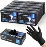 ONLYSTAR Cooking Gloves, 5 Mil 1000Pcs Nitrile Gloves Large - Food Grade, Powder Free, Textured, Touchscreen, Gloves Disposable Latex Free for Warehouse, Hotel, Auto Repair, Pet Care, BBQ, Gardening