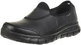 Skechers Women's Sure Track Work Shoes, Black, 6 UK